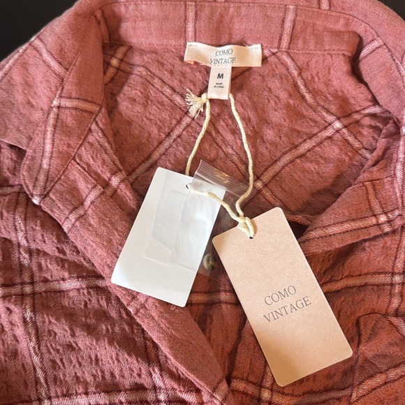 NWT Como Vintage flannel pink (m) - Picture 5 of 5